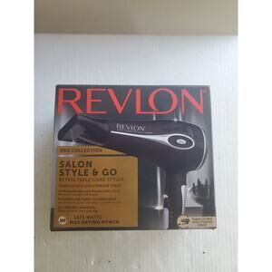 RVDR5018 Revlon Pro Collection 1875-Watt Toumaline Ionic Tech Dryer New Open Box